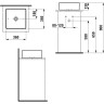 Раковина-чаша LAUFEN LIVING SQUARE 36x36 8.1143.3.000.112.1