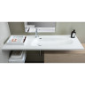 Раковина LAUFEN PALOMBA COLLECTION 160 см с LCC, без отверстия под смеситель 8.1480.8.400.109.1